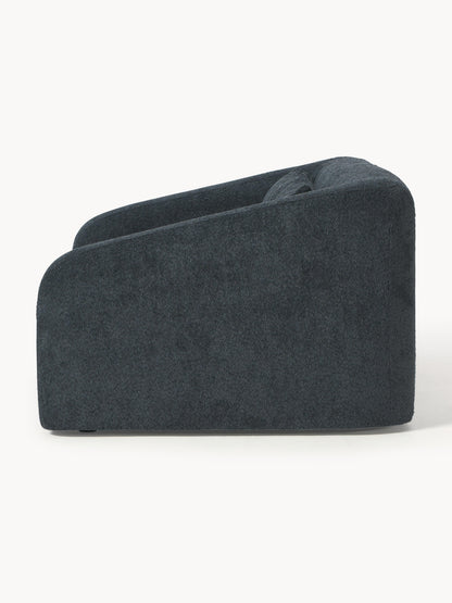 Schlafsofa Eliot (2-Sitzer) aus Teddy-Bouclé