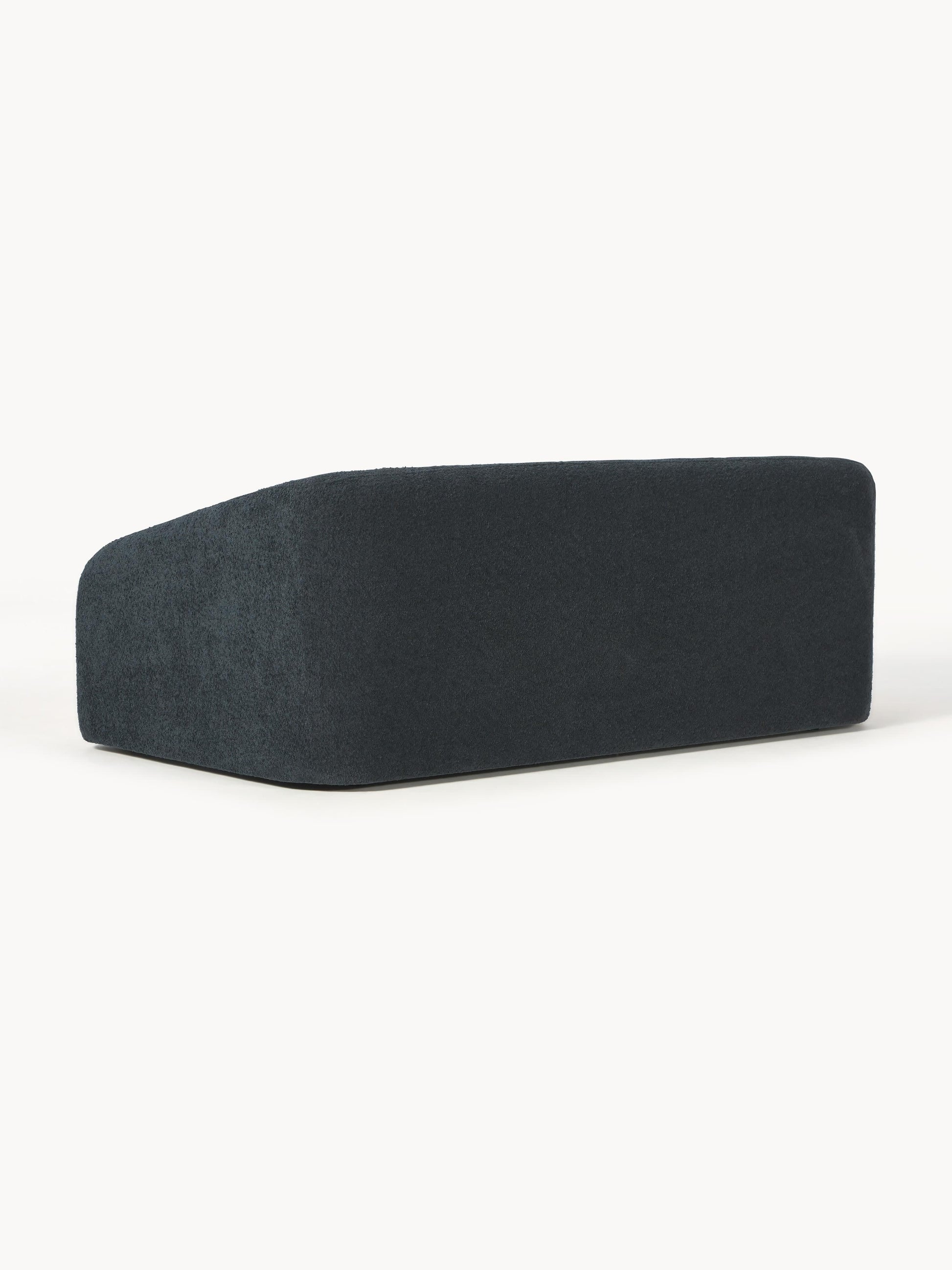 Schlafsofa Eliot (2-Sitzer) aus Teddy-Bouclé