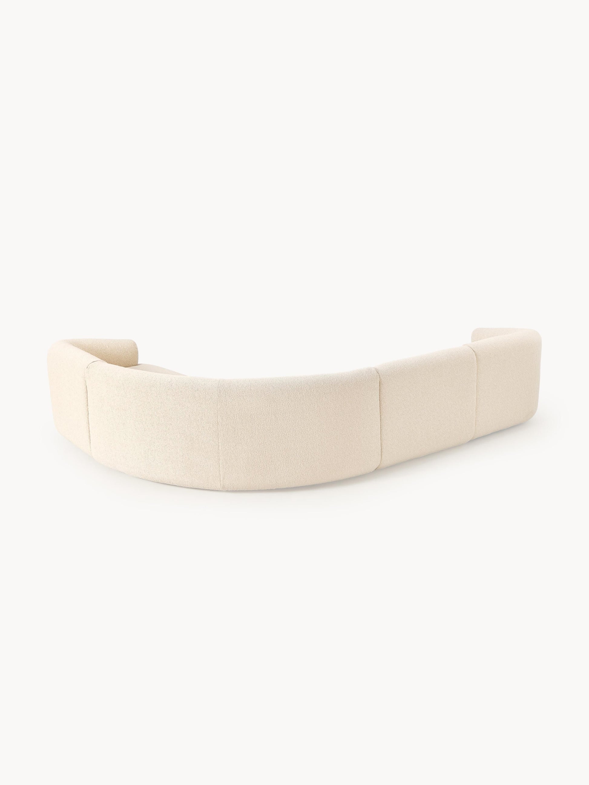 Modulares Bouclé-Ecksofa Sofia (4-Sitzer)