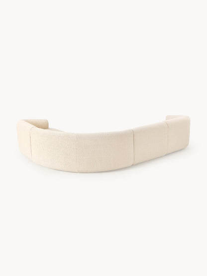 Modulares Bouclé-Ecksofa Sofia (4-Sitzer)