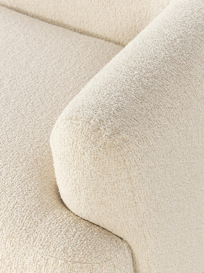 Modulares Bouclé-Ecksofa Sofia (4-Sitzer)