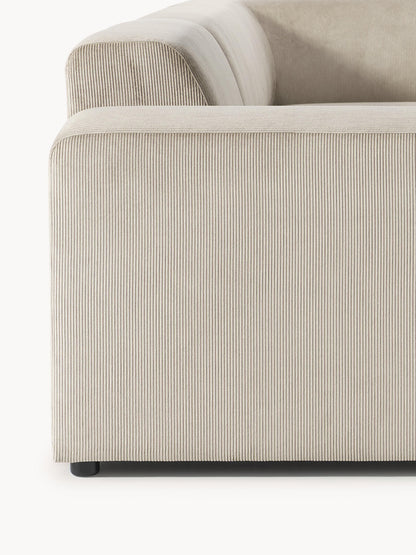 Cord-Ecksofa Melva (4-Sitzer)