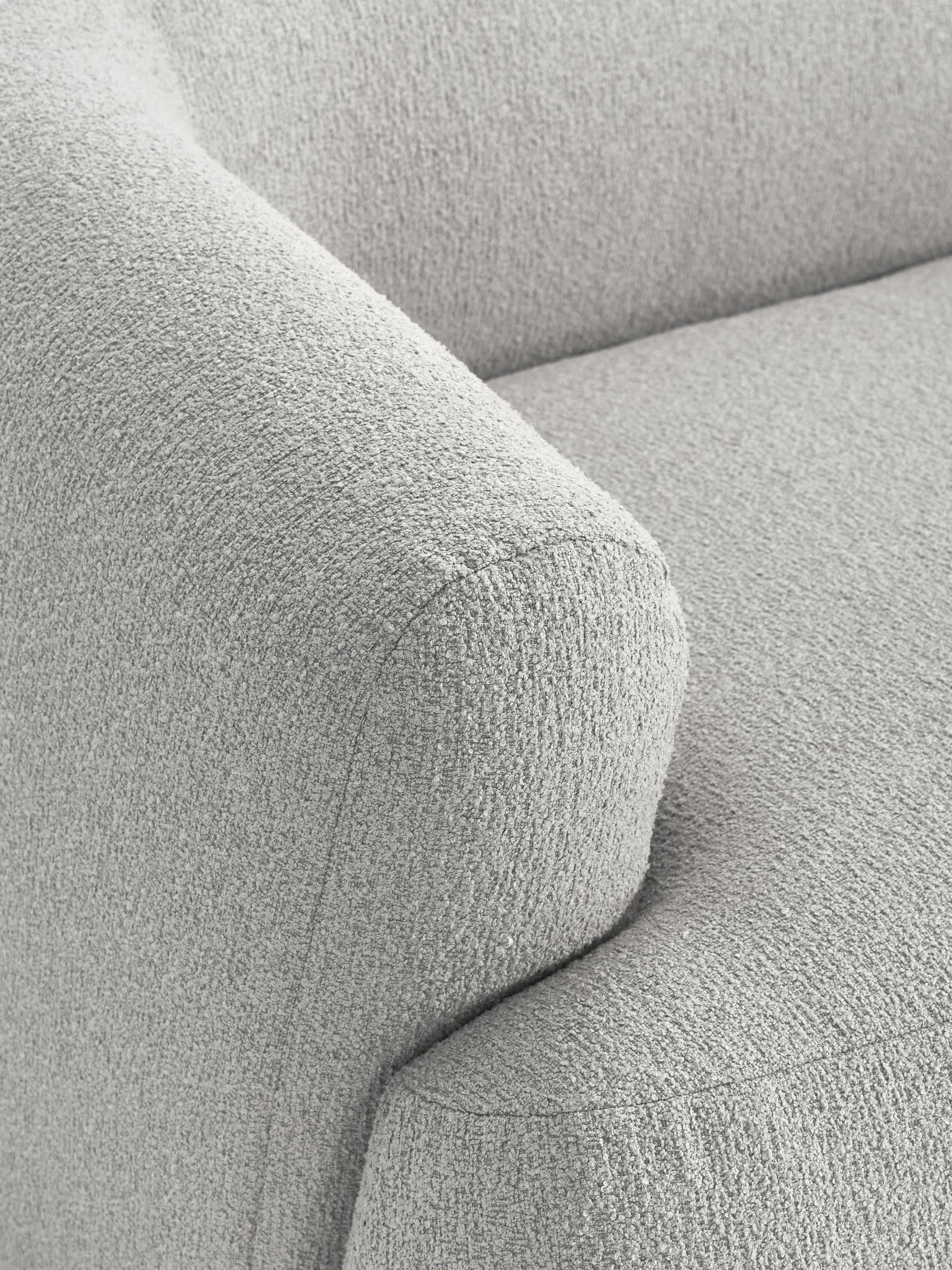 Modulare Bouclé-Chaise Sofia (2-Sitzer)