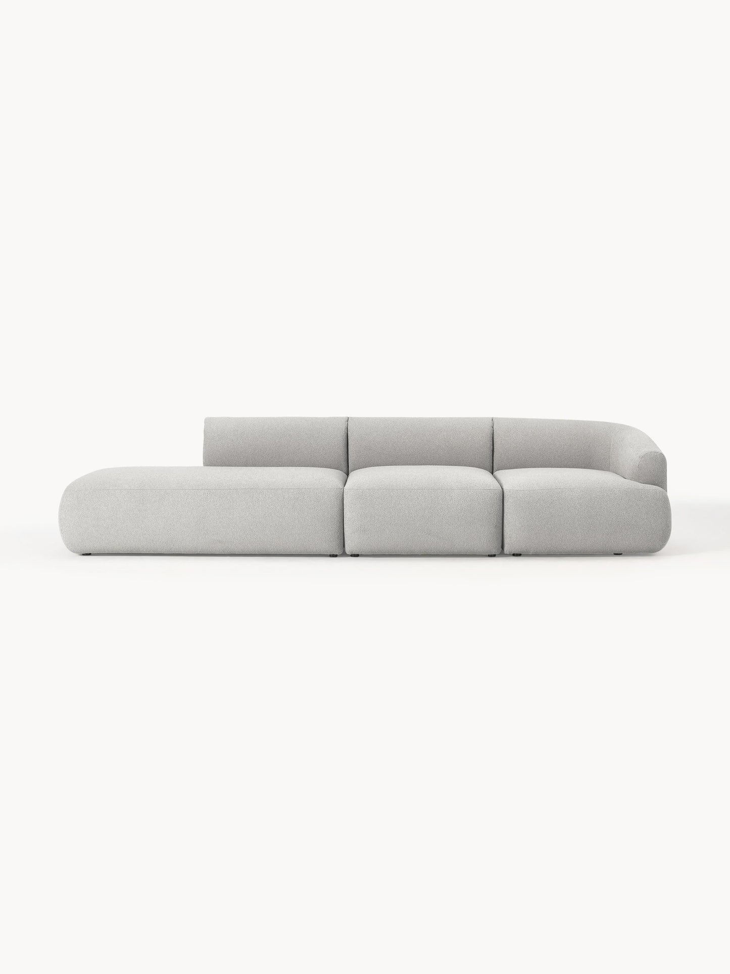 Galeriebild 1 - Modulare Bouclé-Chaise Sofia (2-Sitzer)