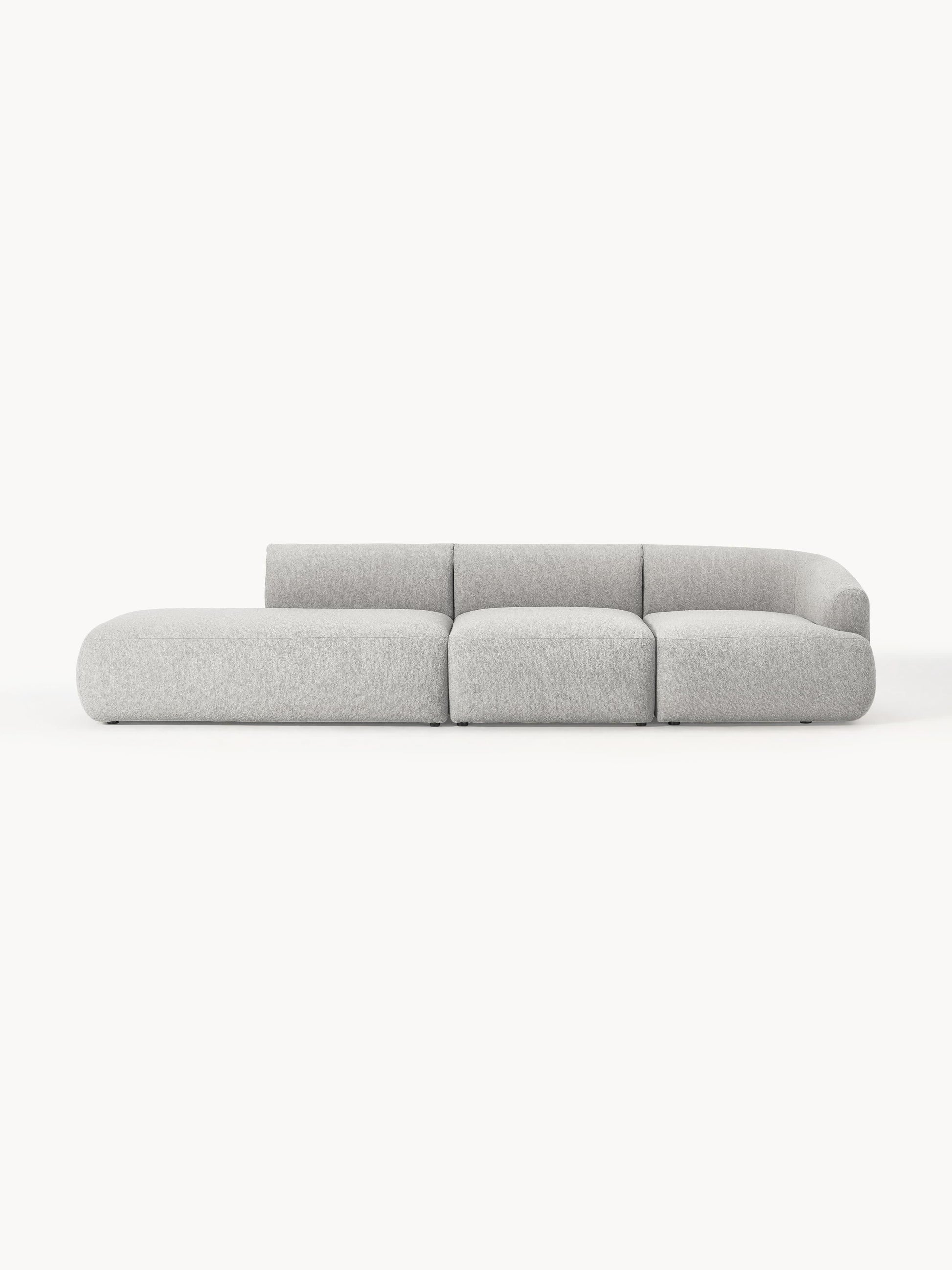 Galeriebild 1 - Modulare Bouclé-Chaise Sofia (2-Sitzer)