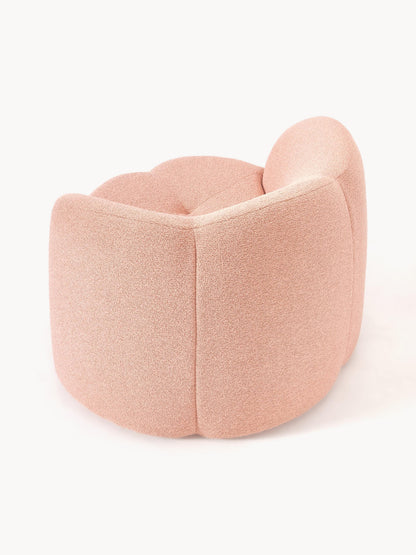 Bouclé-Loungesessel Fleur