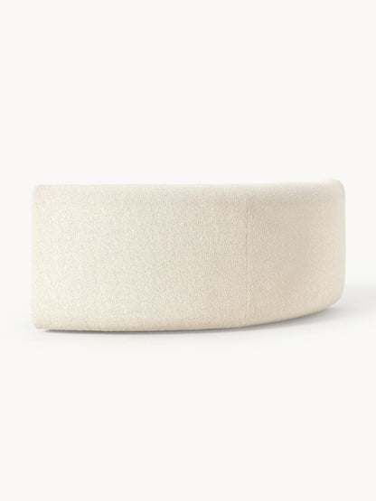 Rundes Bouclé-Eckmodul Sofia