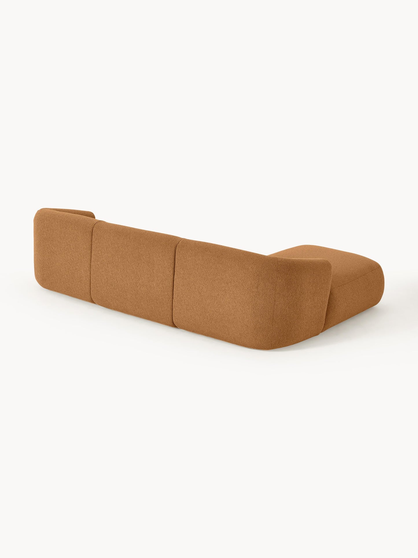 Modulares Bouclé-Ecksofa Sofia (3-Sitzer)