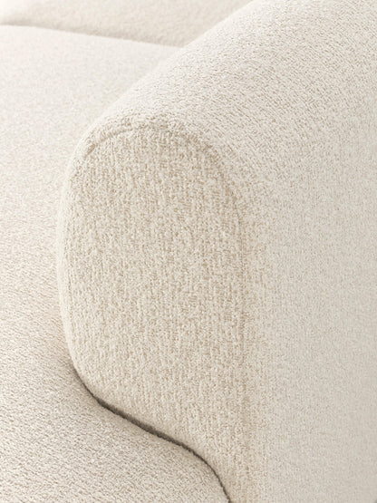 Modulares Bouclé-Ecksofa Sofia (4-Sitzer)