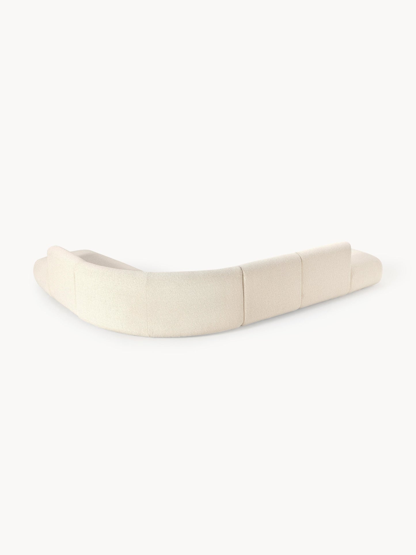 Modulares Bouclé-Ecksofa Sofia (4-Sitzer)
