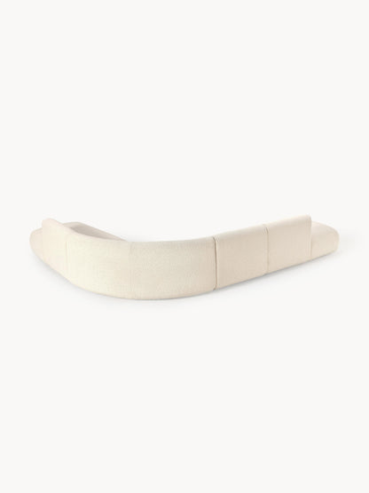 Modulares Bouclé-Ecksofa Sofia (4-Sitzer)
