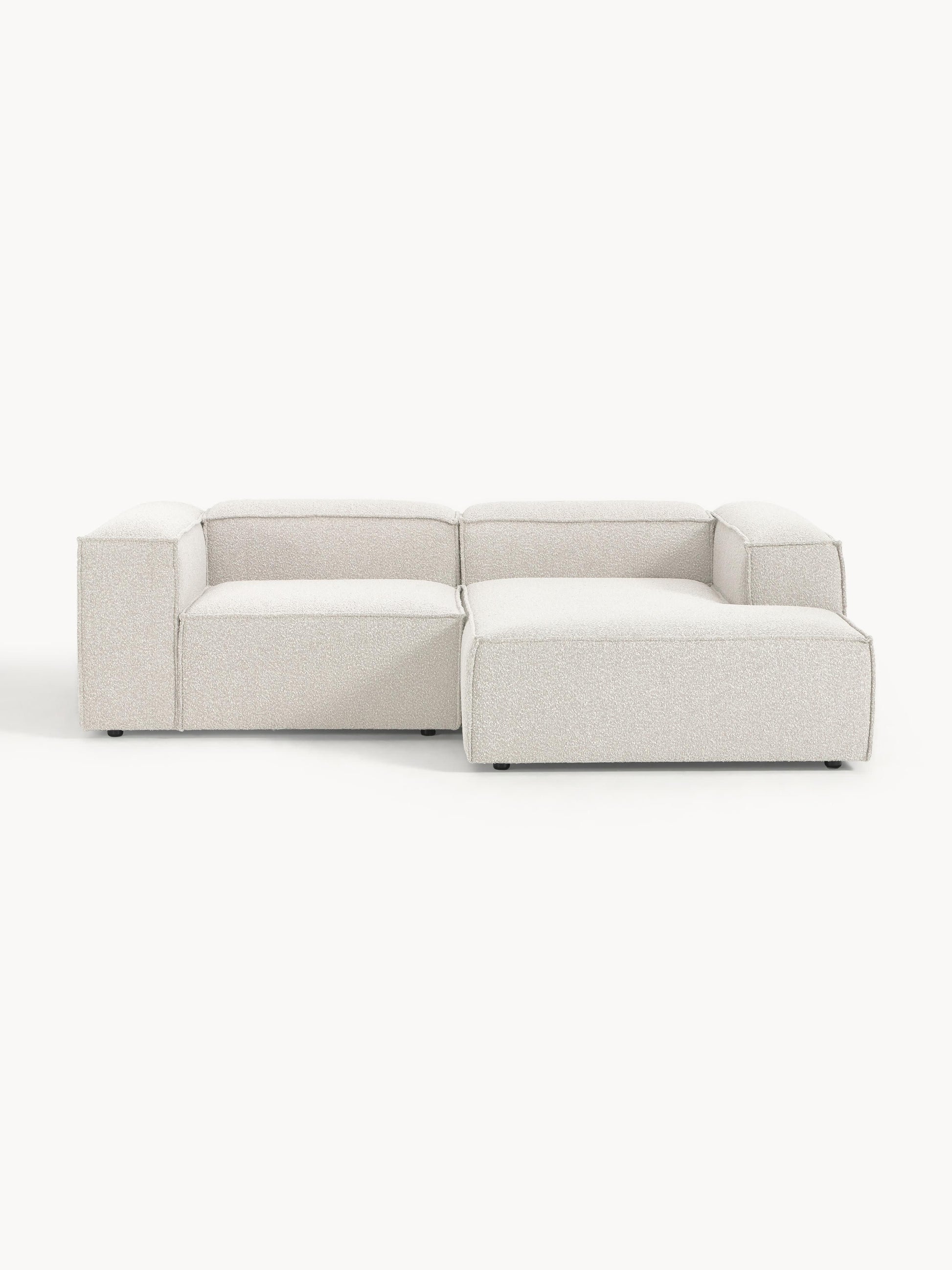 Galeriebild 1 - Modulares Bouclé-Ecksofa Lennon (2-Sitzer)