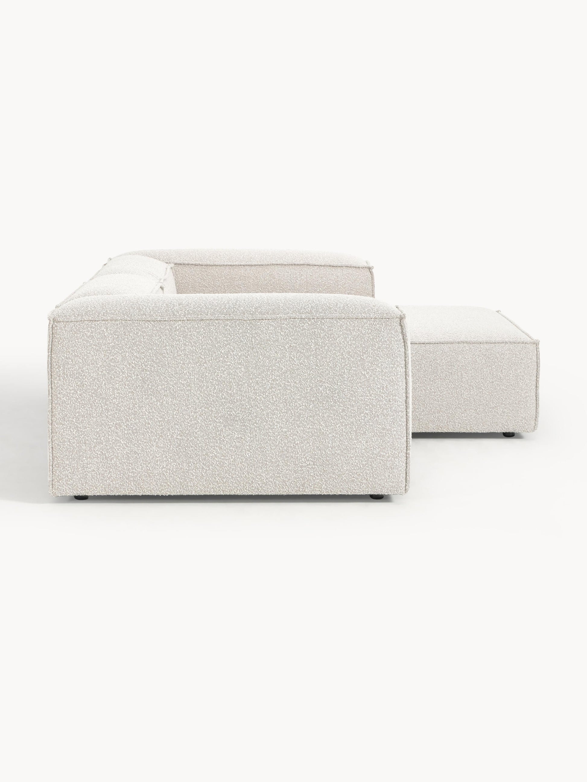 Modulares Bouclé-Ecksofa Lennon (2-Sitzer)