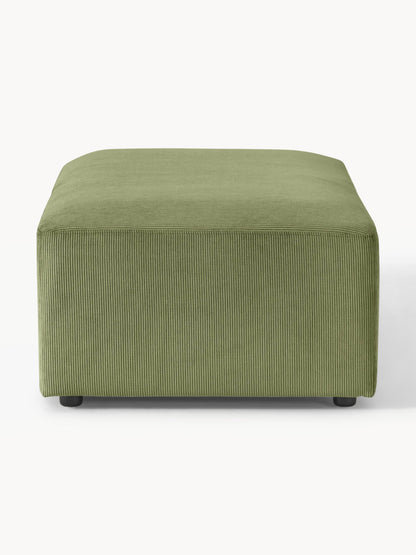 XL Sofa-Hocker Melva aus Cord, B 116 x T 72 cm
