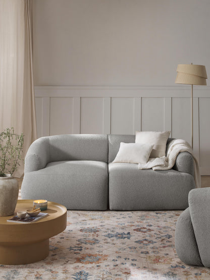 Modulares Bouclé-Sofa Sofia (2-Sitzer)