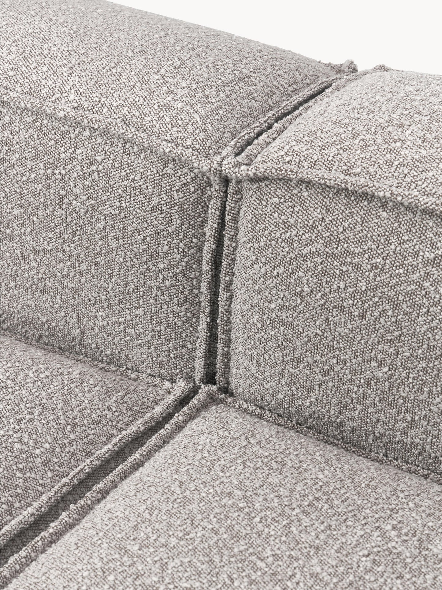 Modulares Sofa Lennon (3-Sitzer) aus Bouclé