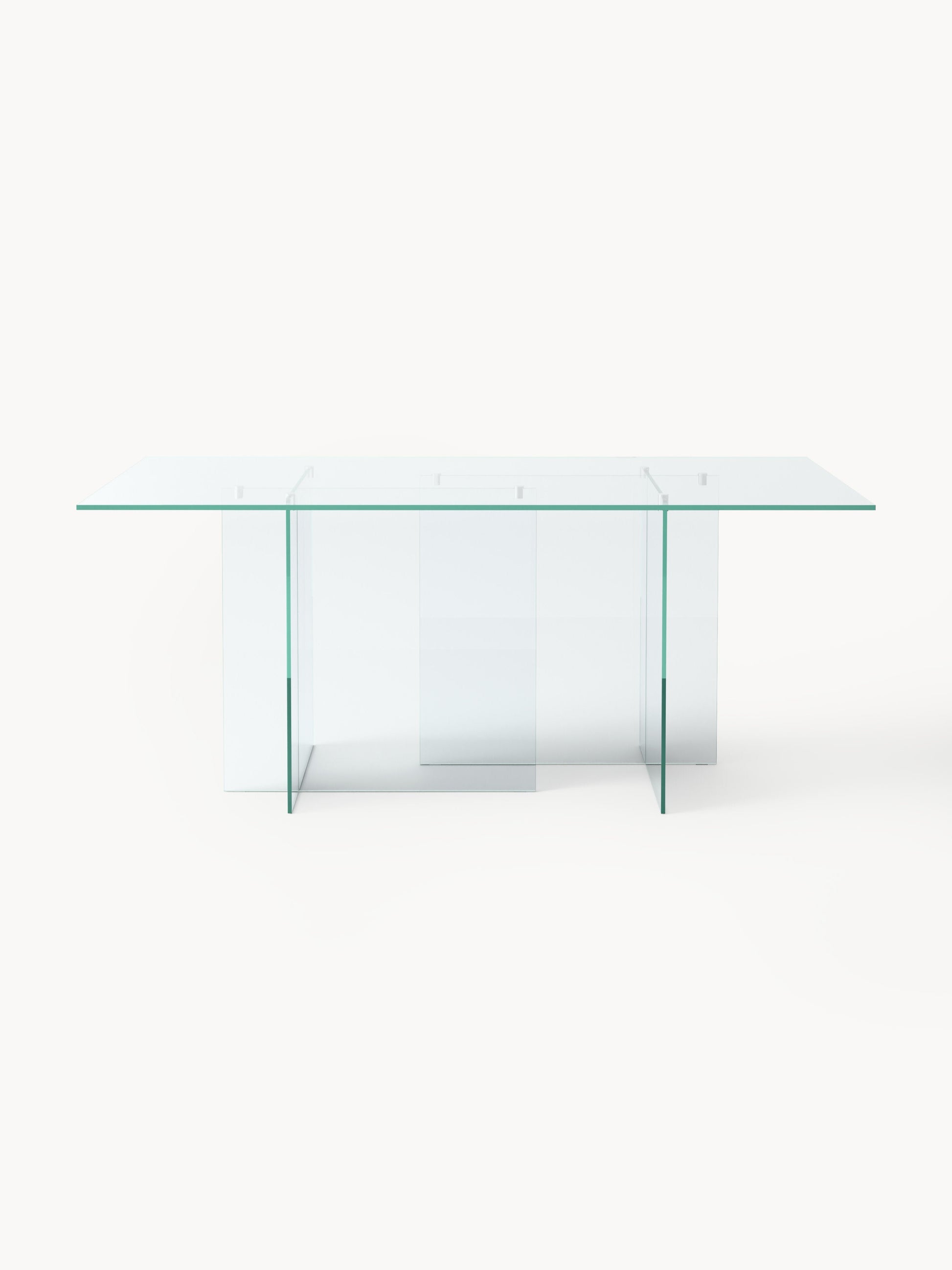 Esstisch Anouk aus Glas, 180 x 90 cm