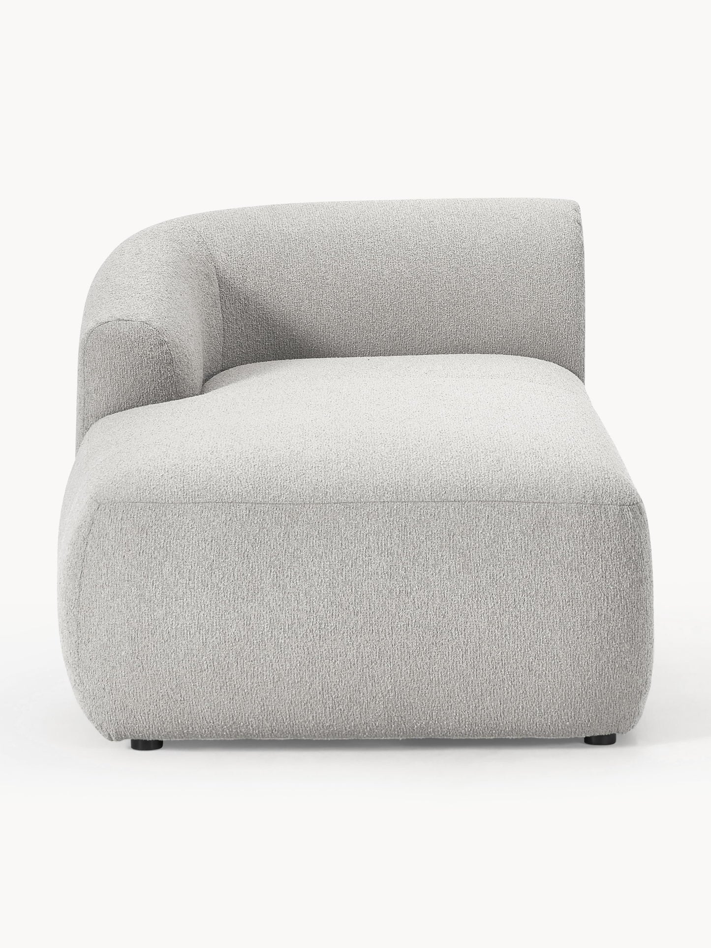 Bouclé-Chaise-Eckmodul Sofia