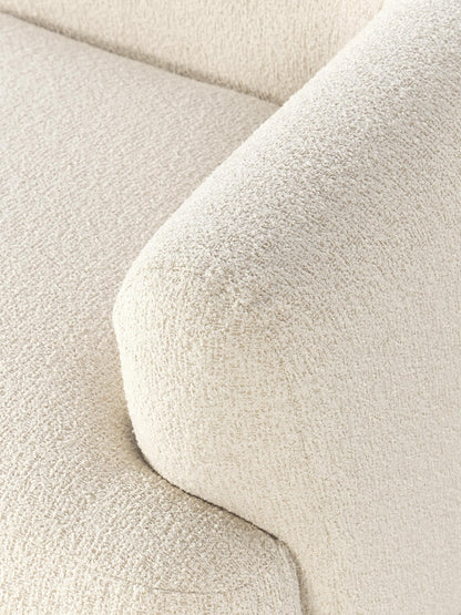 Modulare Bouclé-Chaise Sofia (2-Sitzer)