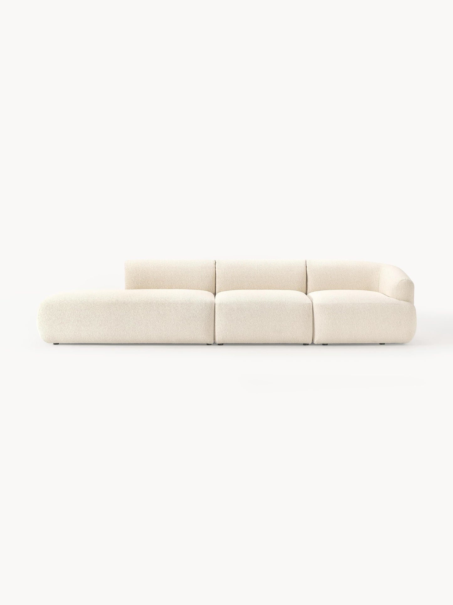 Galeriebild 1 - Modulare Bouclé-Chaise Sofia (2-Sitzer)