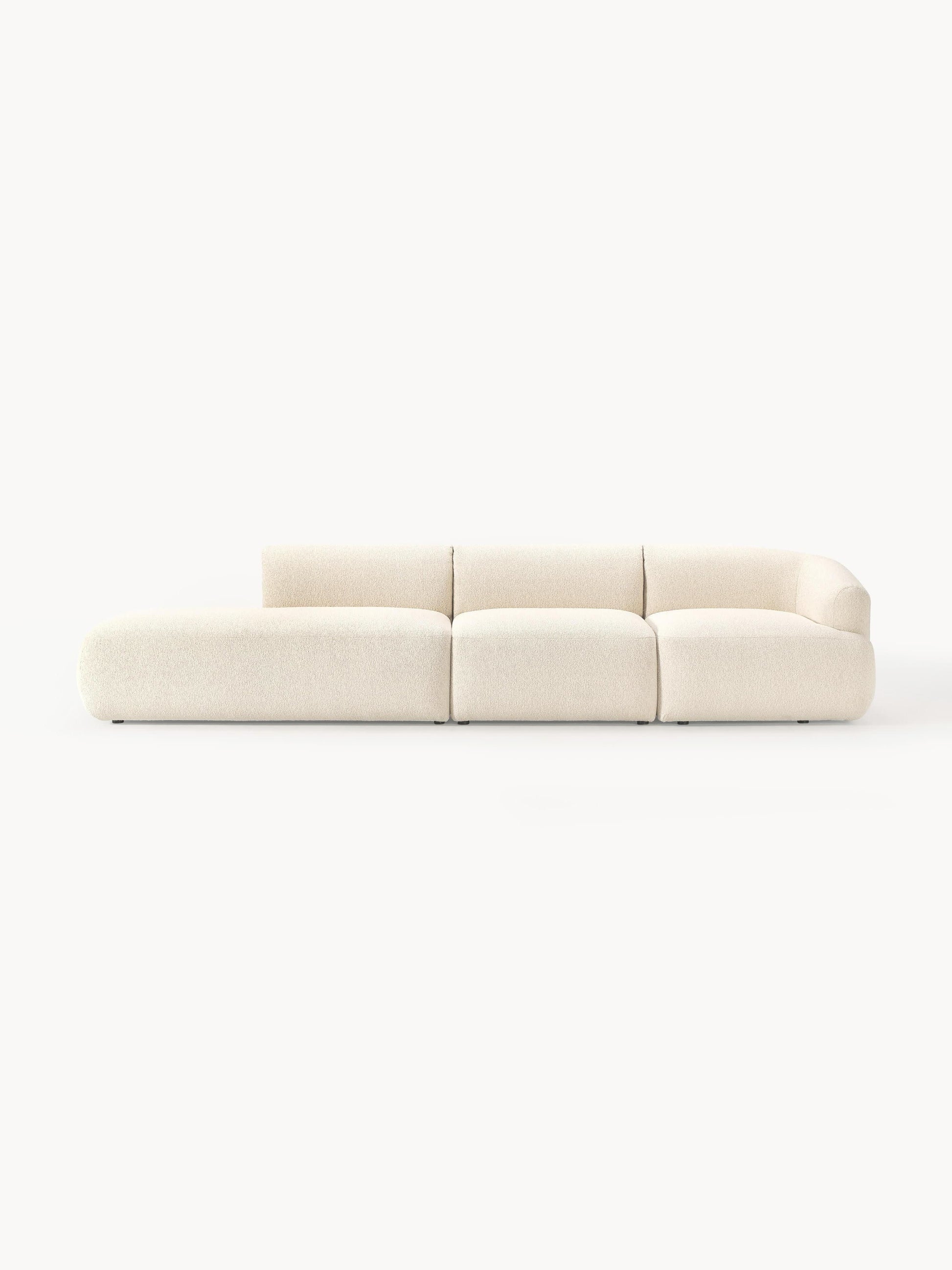 Galeriebild 1 - Modulare Bouclé-Chaise Sofia (2-Sitzer)