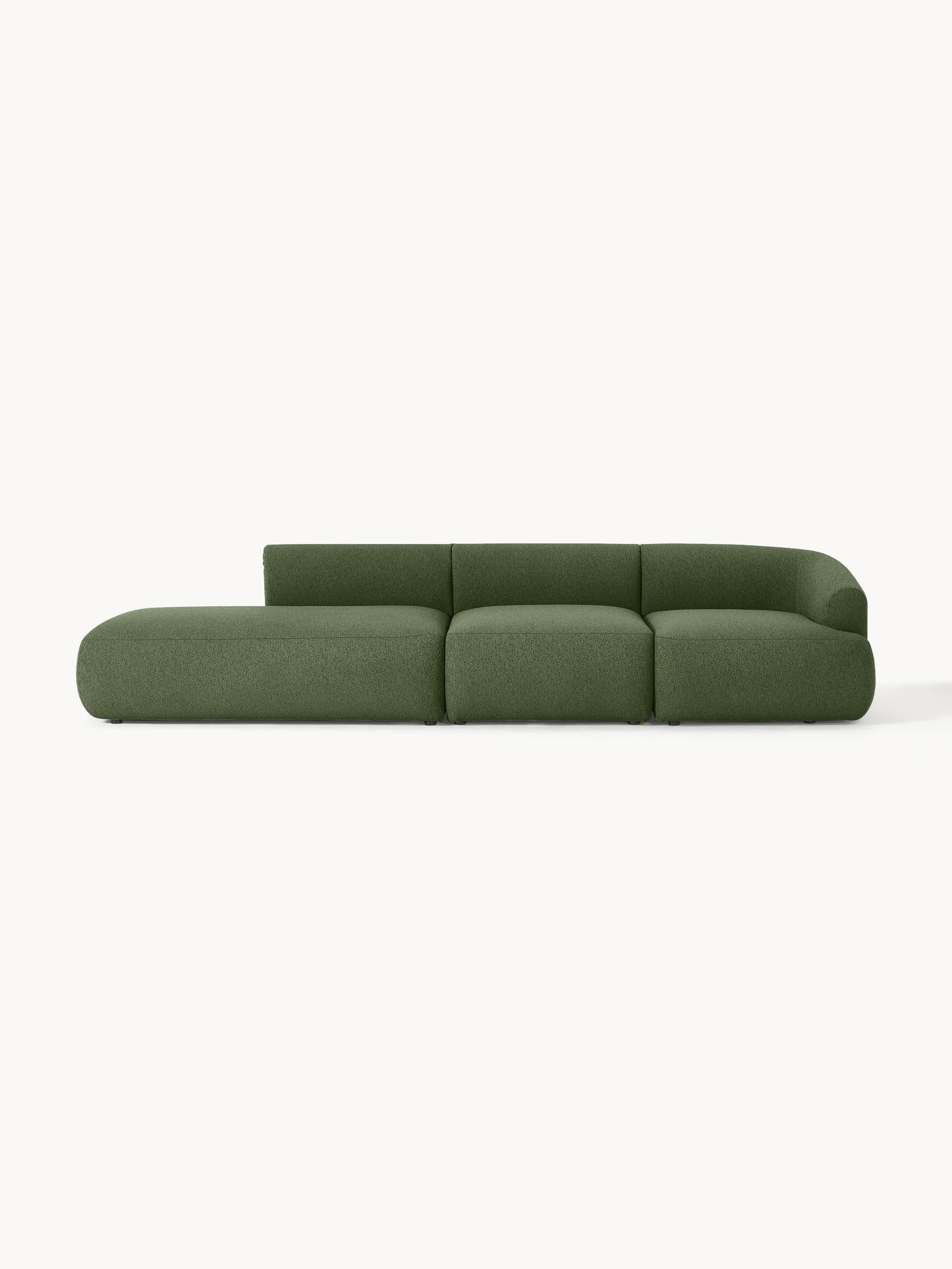 Galeriebild 1 - Modulare Bouclé-Chaise Sofia (2-Sitzer)