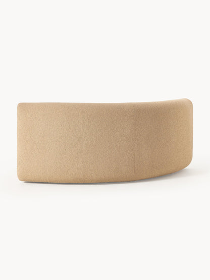 Rundes Bouclé-Eckmodul Sofia