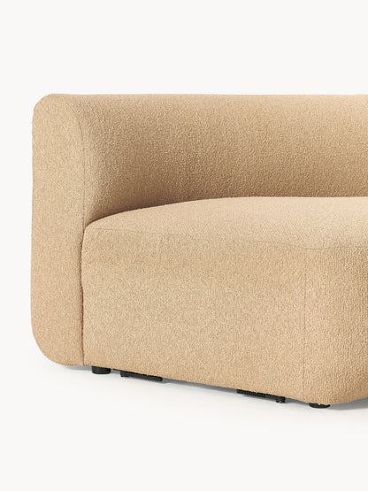 Rundes Bouclé-Eckmodul Sofia