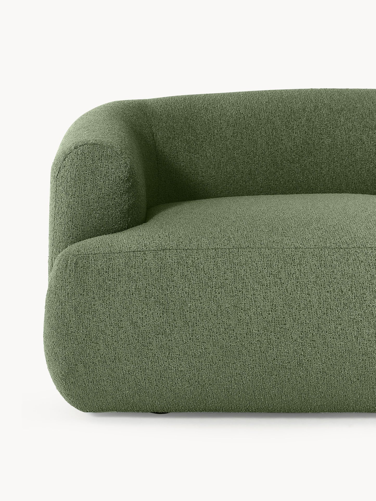 Modulares Bouclé-Ecksofa Sofia (4-Sitzer)