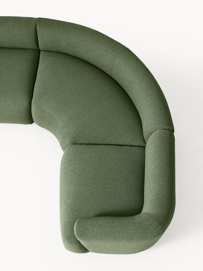 Modulares Bouclé-Ecksofa Sofia (4-Sitzer)