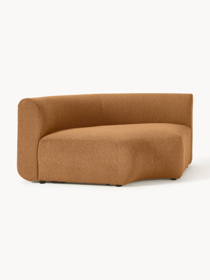 Rundes Bouclé-Eckmodul Sofia