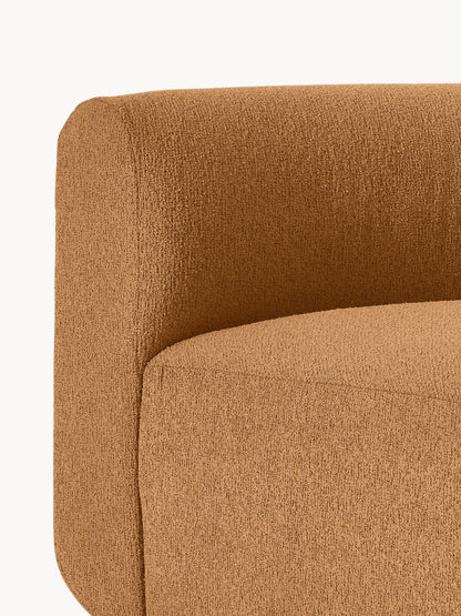 Rundes Bouclé-Eckmodul Sofia