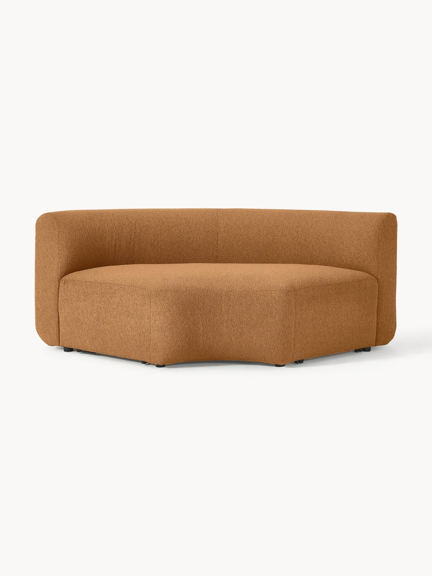 Galeriebild 1 - Rundes Bouclé-Eckmodul Sofia