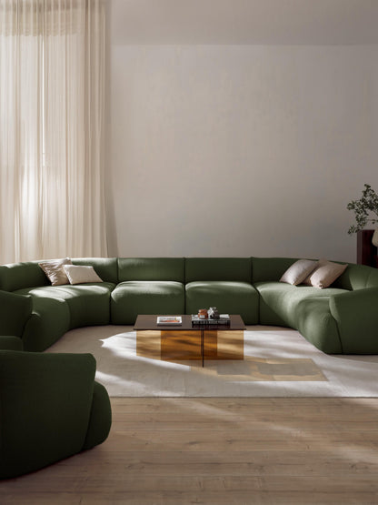Modulares Bouclé-XL-Sofa Sofia