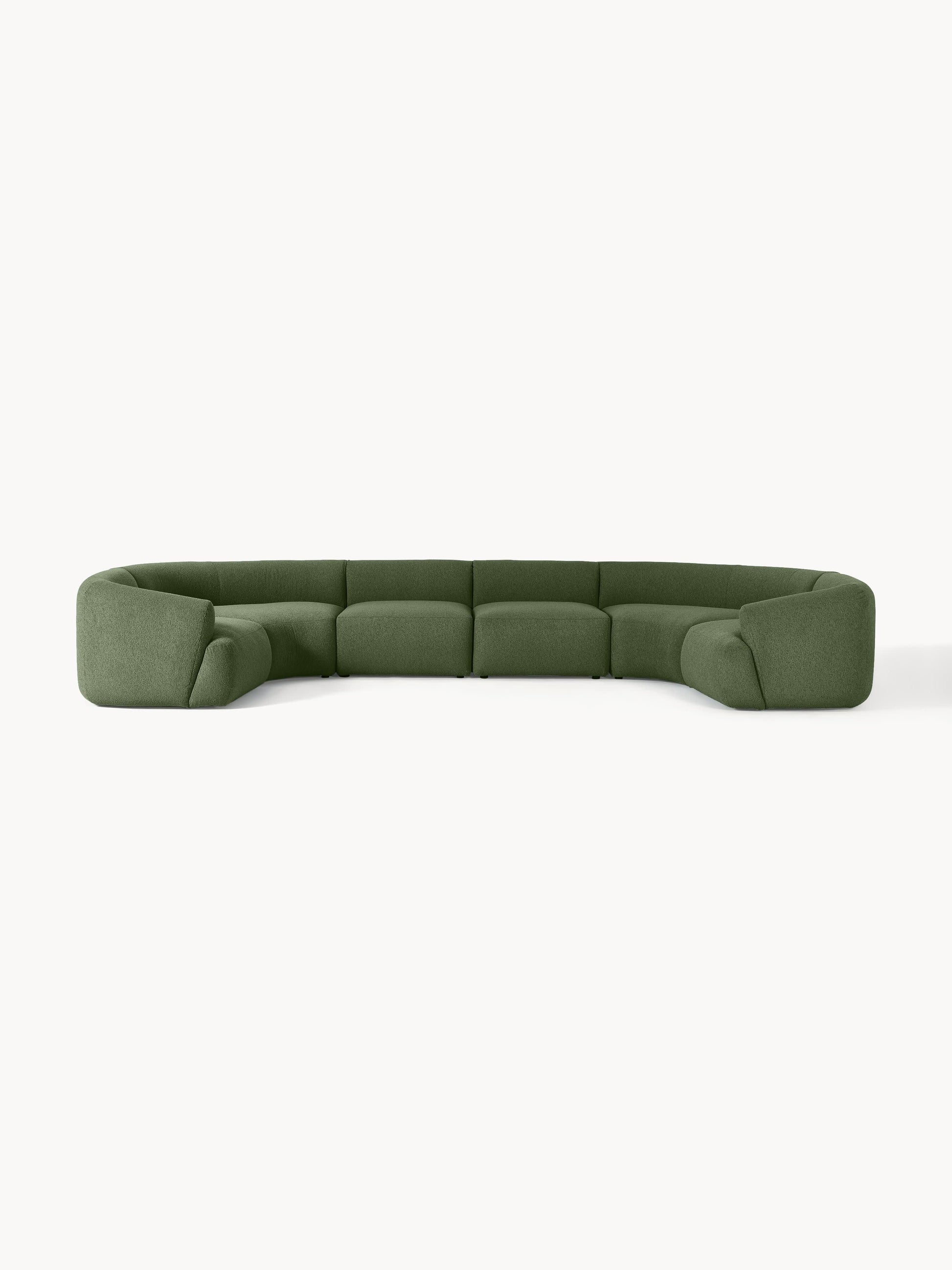 Modulares Bouclé-XL-Sofa Sofia