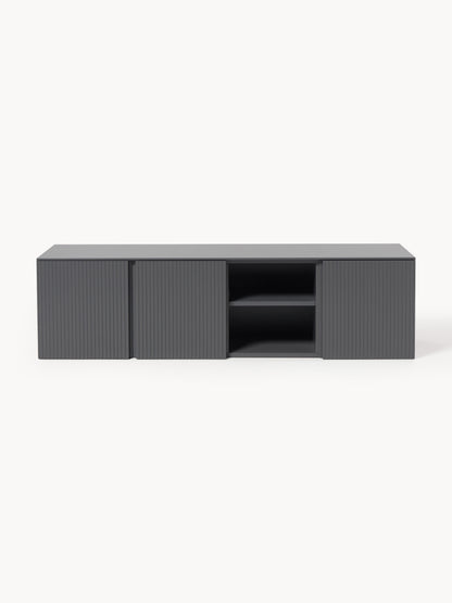 Lowboard Shea mit geriffelter Front