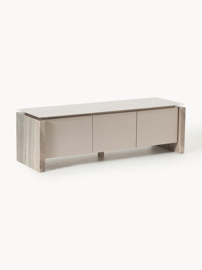 Galeriebild 1 - Lowboard Bruce aus Marmor und Metall