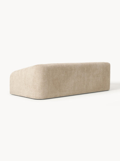 Schlafsofa Eliot (3-Sitzer) aus Teddy-Bouclé