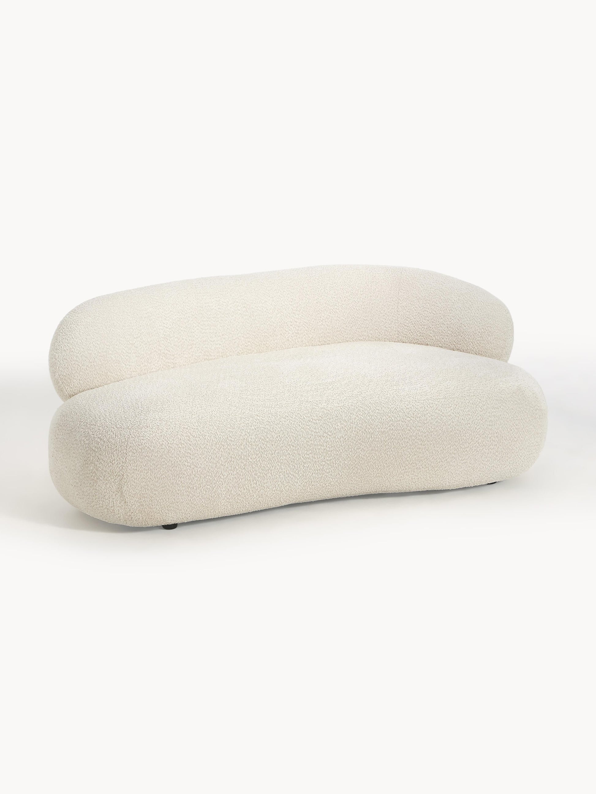Sofa Alba (2-Sitzer) aus Teddy-Bouclé