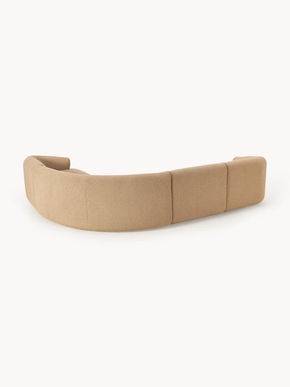Modulares Bouclé-Ecksofa Sofia (4-Sitzer)