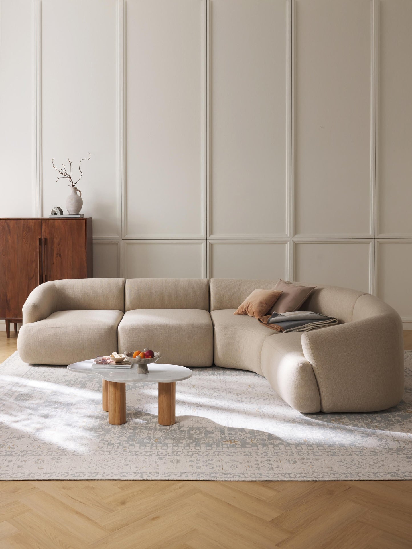 Modulares Ecksofa Sofia (4-Sitzer)