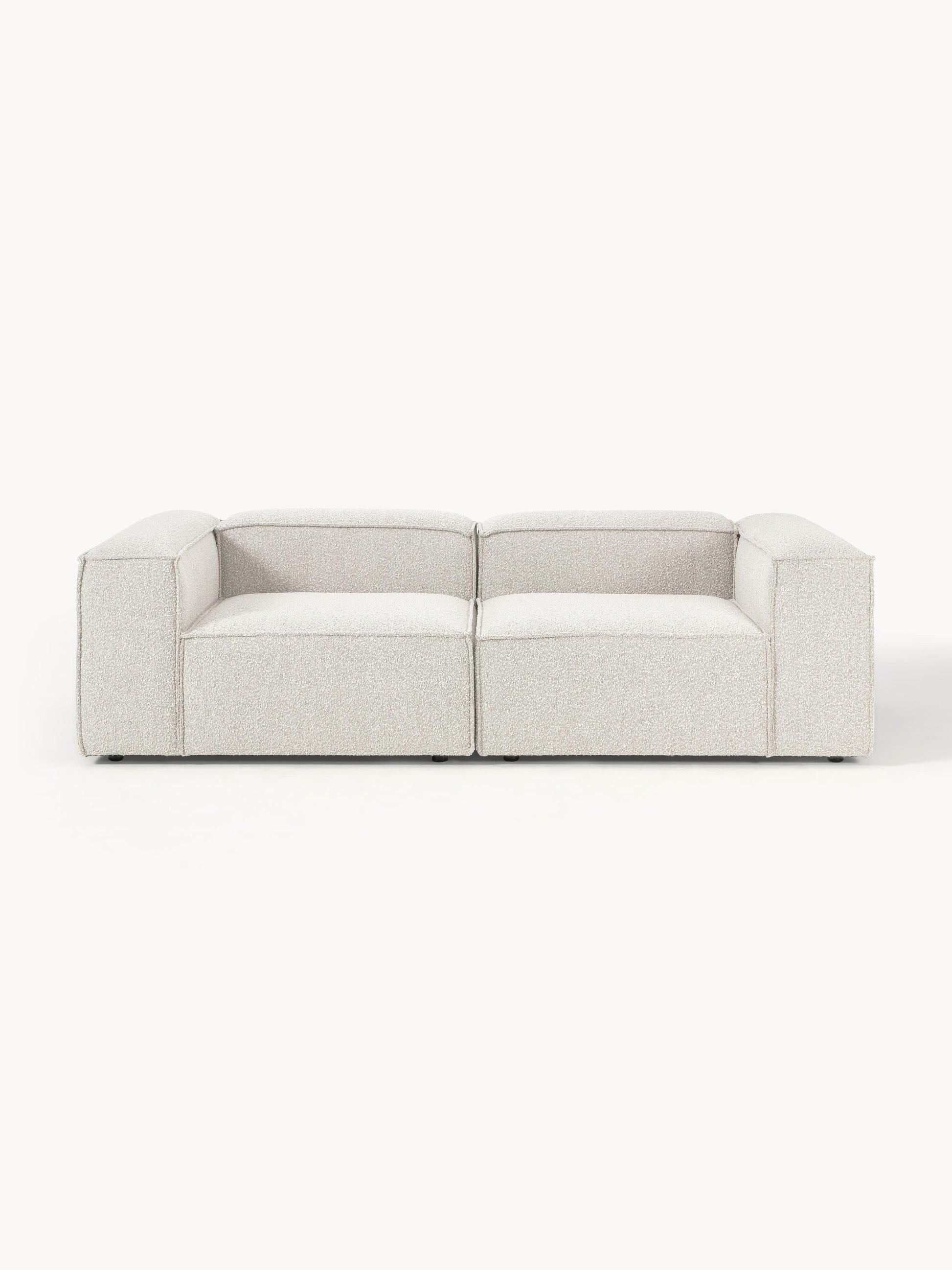 Galeriebild 1 - Modulares Sofa Lennon (3-Sitzer) aus Bouclé