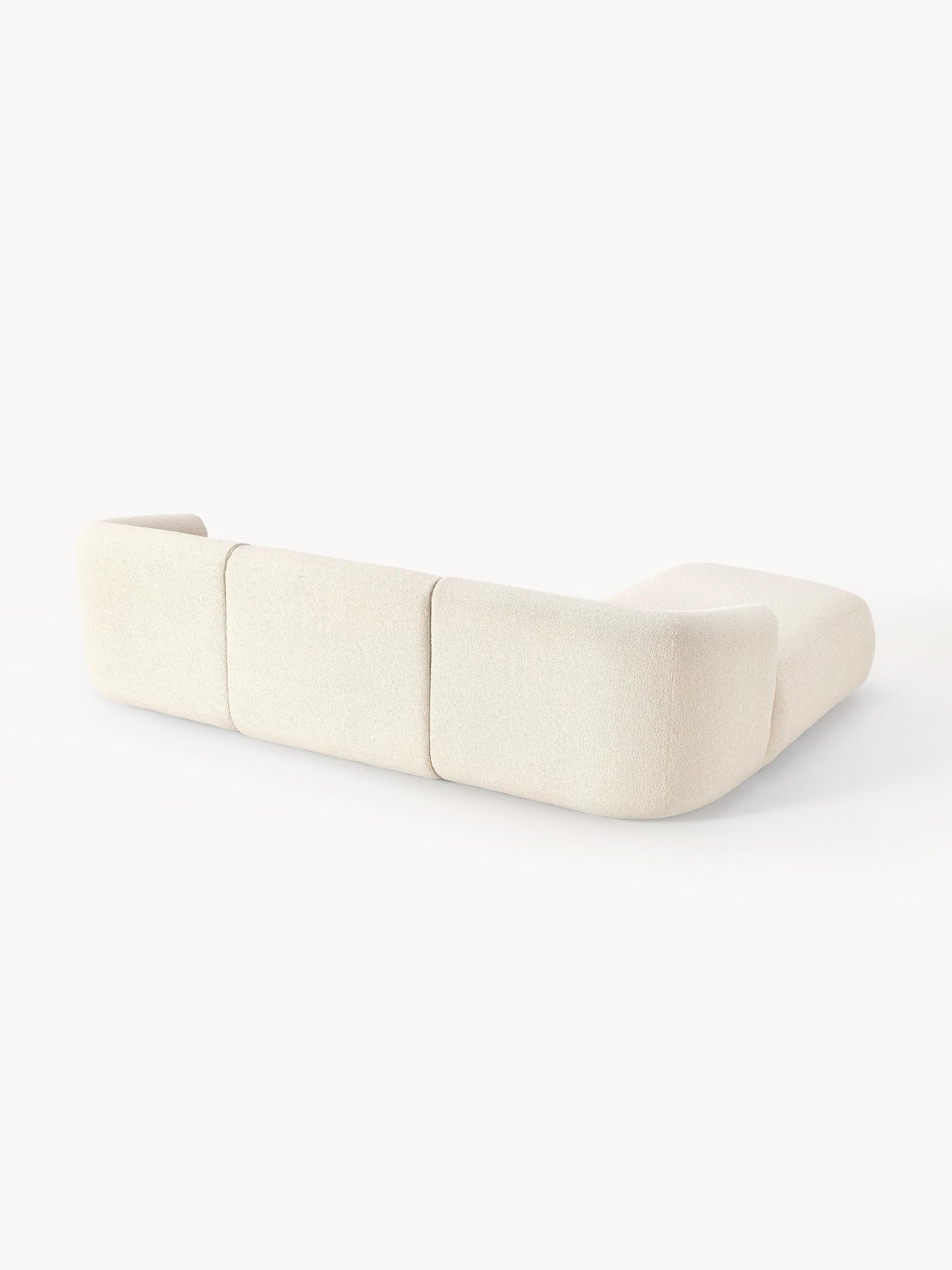 Modulares Bouclé-Ecksofa Sofia (3-Sitzer)