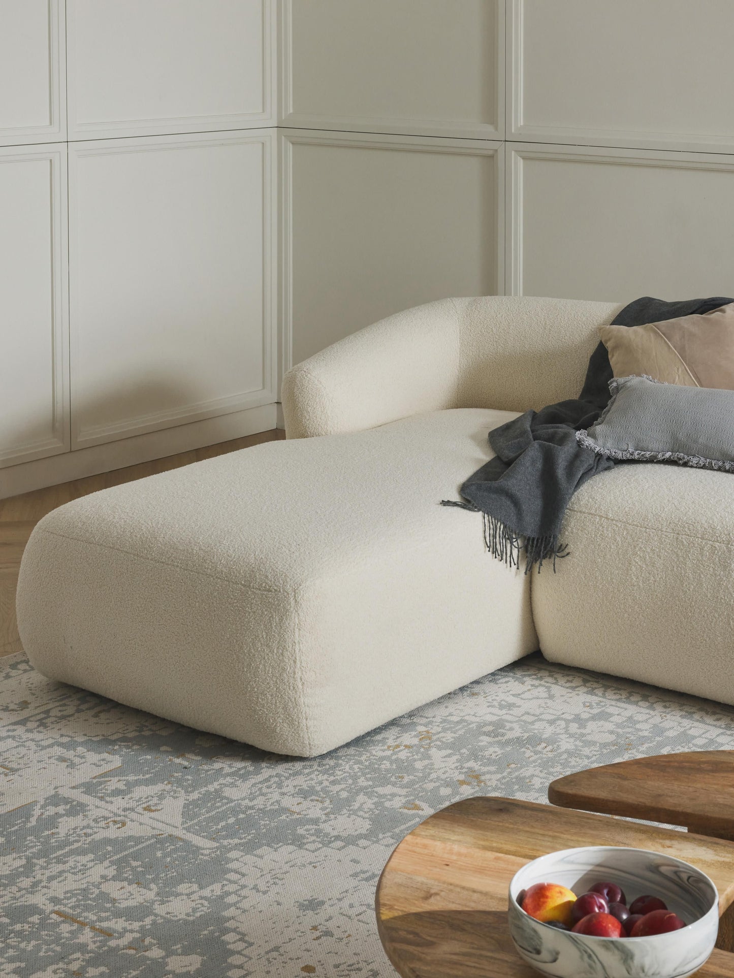 Teddy-Chaise-Eckmodul Sofia