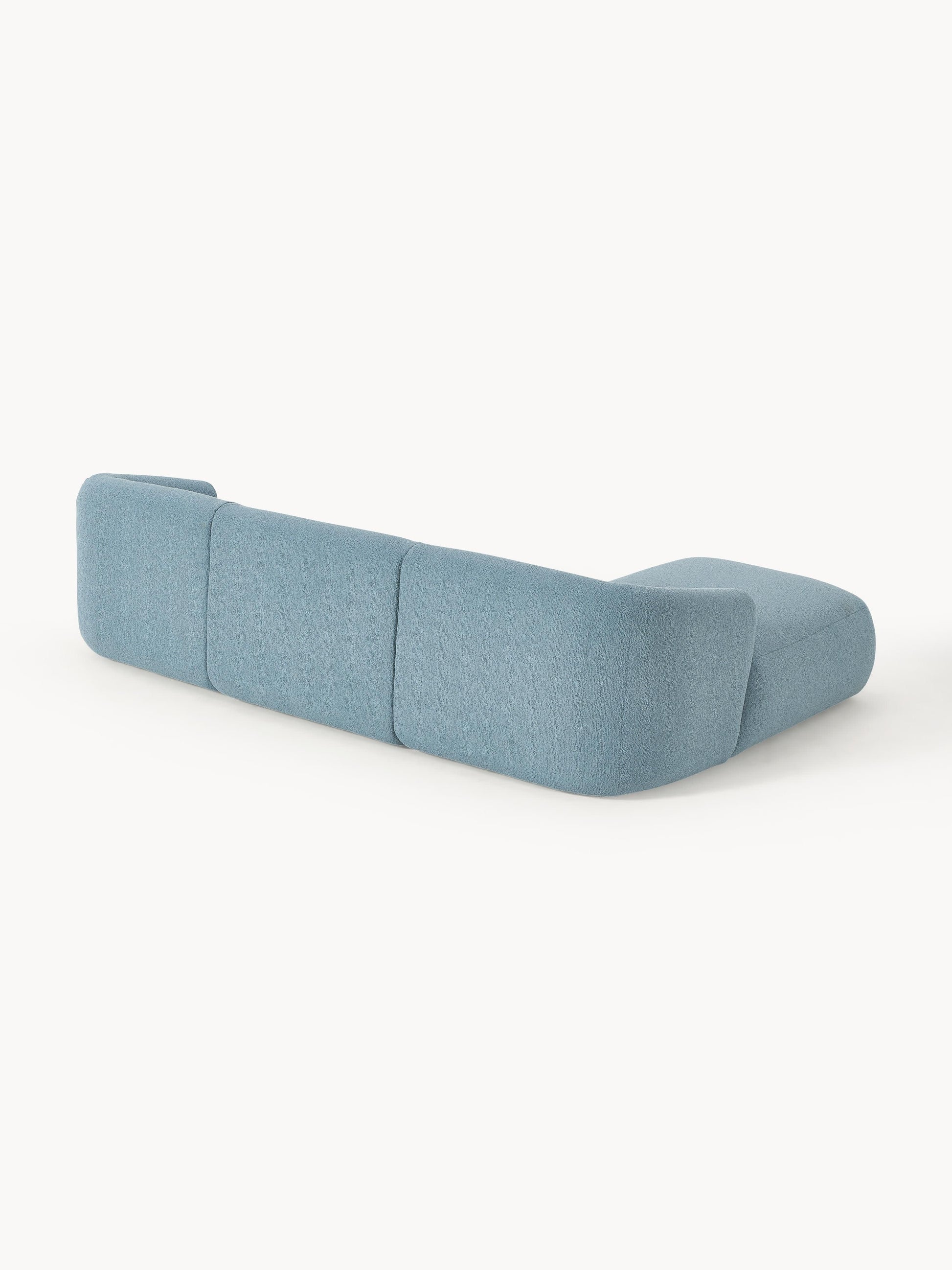 Modulares Bouclé-Ecksofa Sofia (3-Sitzer)