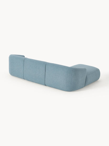 Modulares Bouclé-Ecksofa Sofia (3-Sitzer)