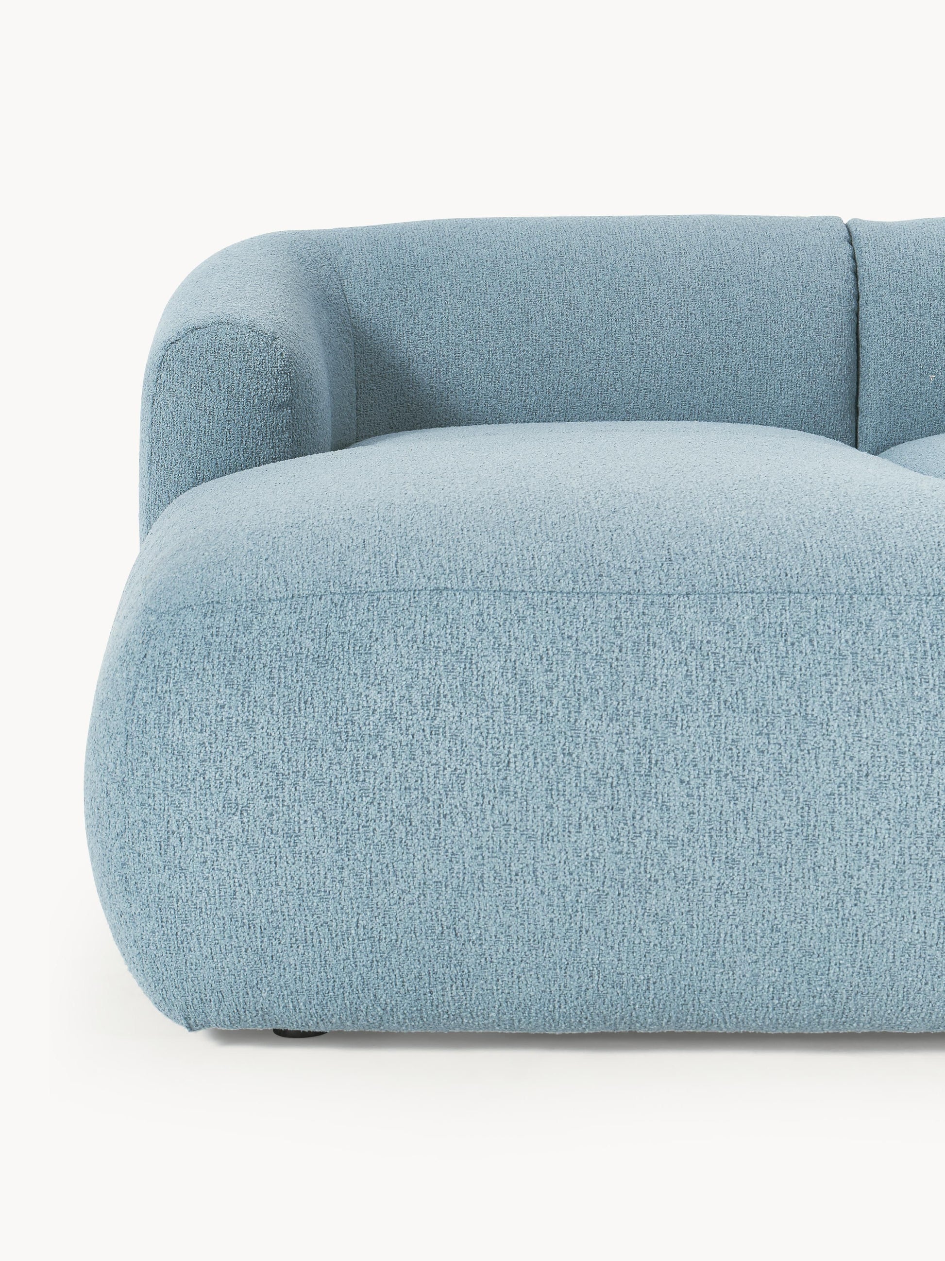 Modulares Bouclé-Ecksofa Sofia (3-Sitzer)