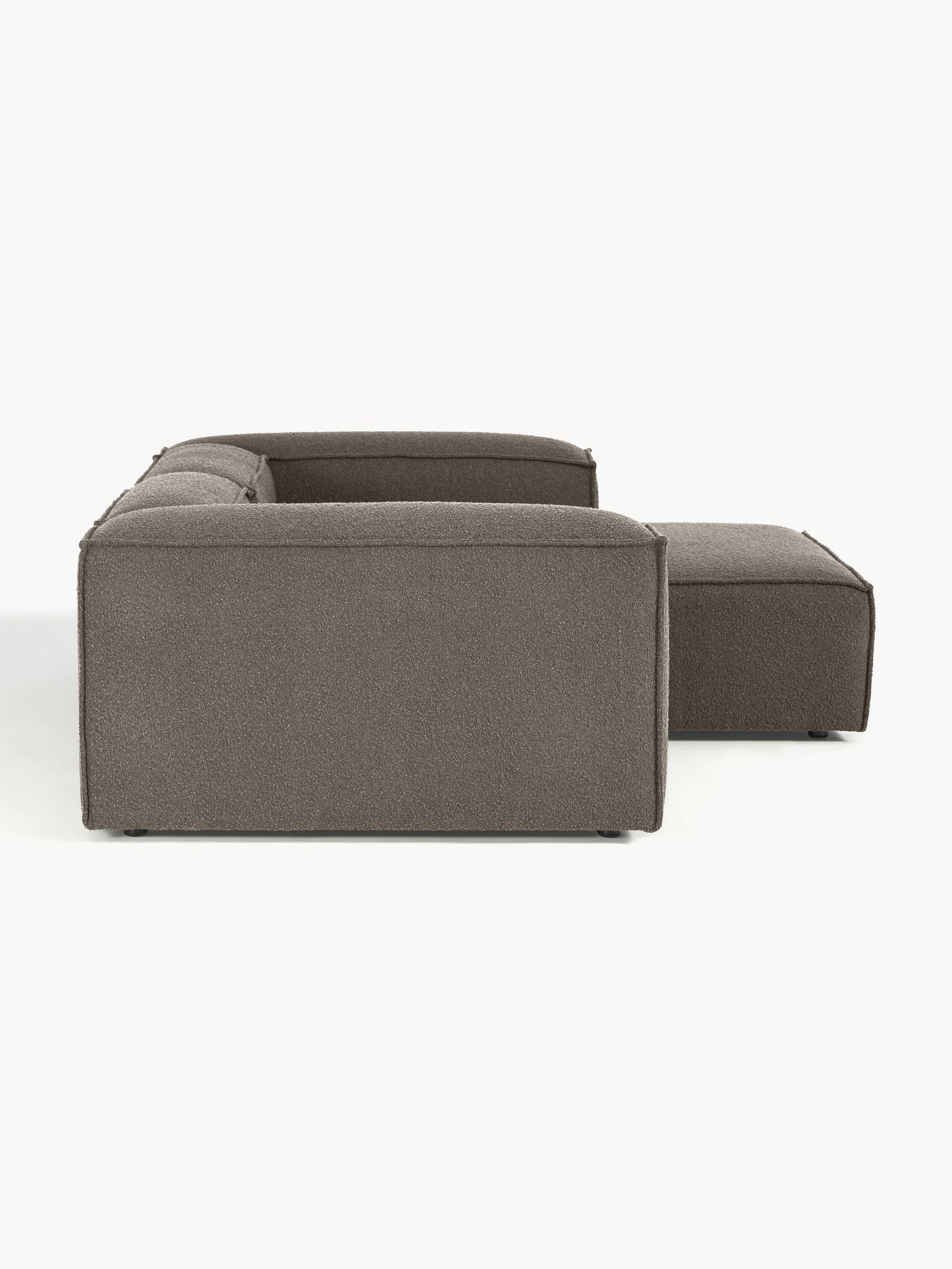 Modulares Bouclé-Ecksofa Lennon (2-Sitzer)