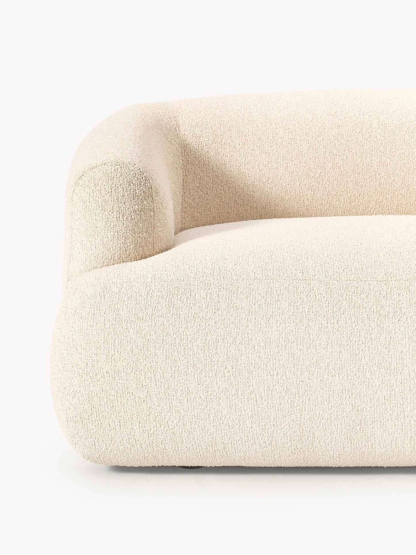 Modulares Bouclé-Sofa Sofia (3-Sitzer)