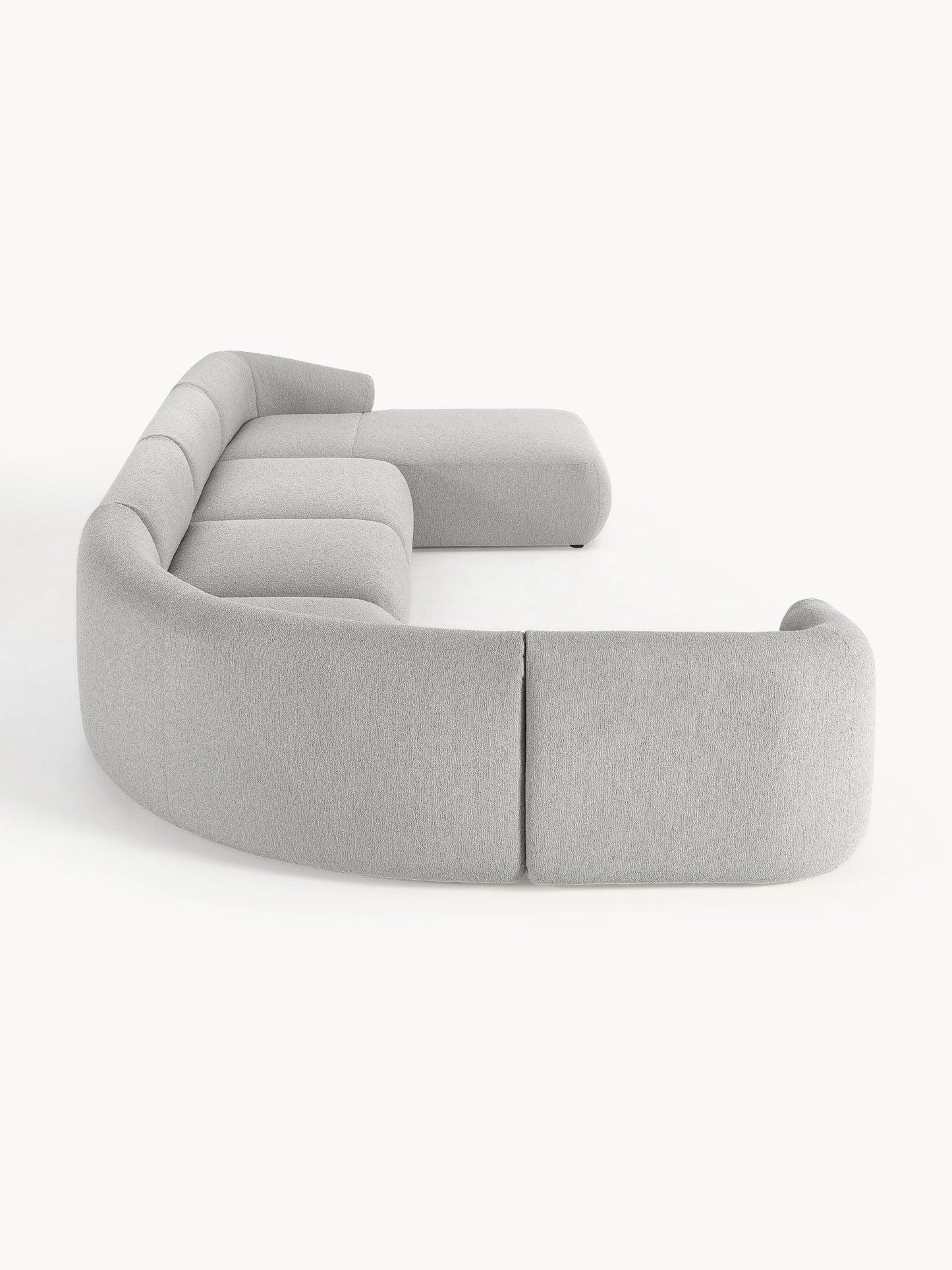 Modulares Bouclé-XL-Sofa Sofia
